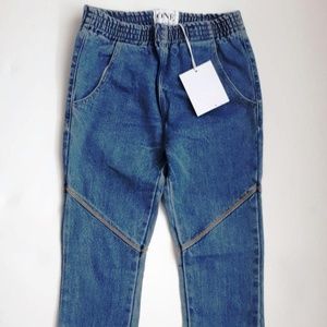One Teaspoon 15829C Wolf Blue Elas Trackies Jeans